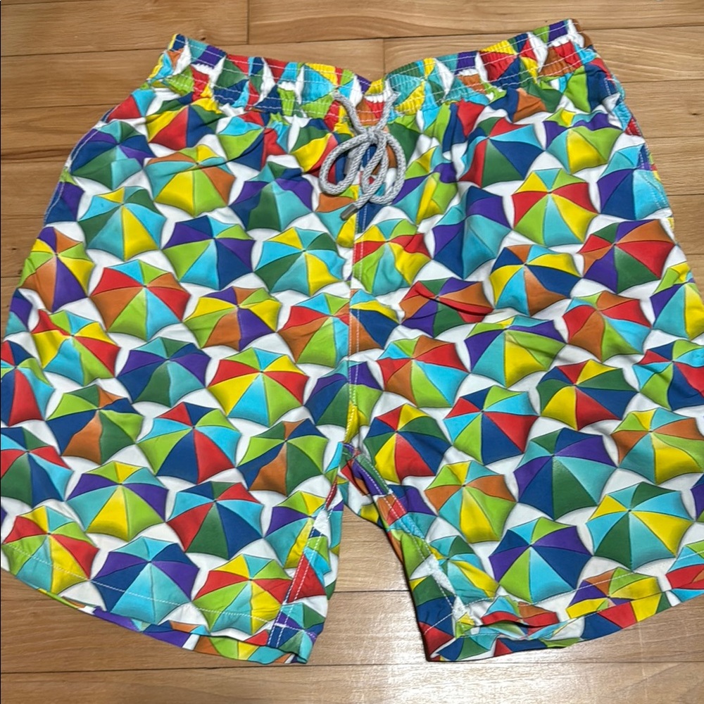 Vilebrequin Multicolor Geometric Swim Shorts